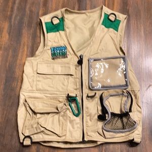Safari vest kids sz small